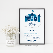 Poster de naissance château