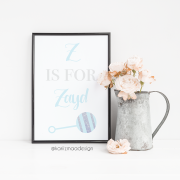 Poster de naissance Hochet