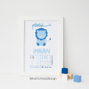 Poster de Naissance Islamique Lion
