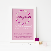 Poster Couronne de fleurs