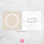 Faire part de mariage musulman recto verso