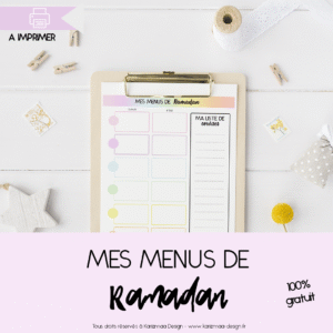 Mes Menus de Ramadan Mes Menus de Ramadan