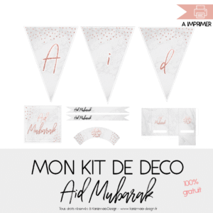 Mon Kit de Déco Aid Mubarak Marbre